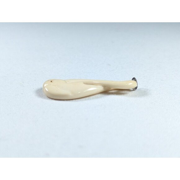 Vintage Bottlenose Beluga Whale Bone pendant, Maori Twist Whale pendant smooth - Picture 9 of 9